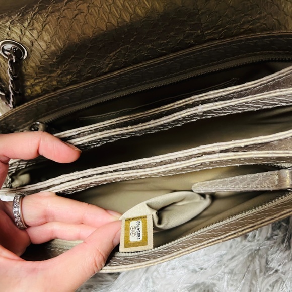 100% Authentic Gold Python Chanel Bag - Picture 6 of 11